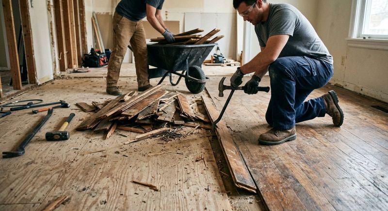 Hardwood Floor Removal in Summerville, SC