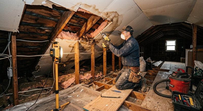 Water Damage Ceiling Repair in Denver County, CO